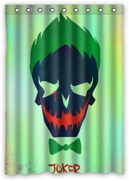 Daniellestore Joker Suicide Squad Art Window Treatment Thermal Insulated Solid Grommet Blackout Curtains/Drapes for Bedroom (1 Panel,52x72 inches)