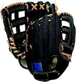 P.E./Rec Gloves & Masks - 12 Leather/Nylon Mesh, left hand - Baseball