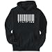 Hoodie Mens Black " Filipino BARCODE " Languages XXX-Large