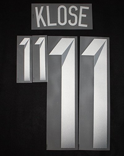 Aktuell DFB Deutschland KLOSE Flock für Adidas Away Trikot WM 2014 Quali EM 2016