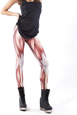 Women Fashion Tide Novelty Muscles Leggings Galaxy Printed Tights Flexable Pants