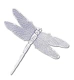 Solid Sterling Silver Dragonfly Brooch Pin/Pendant