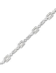 Sterling Silver CZ Tennis Bracelet - 7 Inch