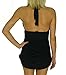 Magicsuit Solid Yvonne One Piece Halter Swim Dress Swimsuit Black 12