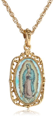 The Vatican Library Collection Our Lady Of Guadalupe Necklace, 24"