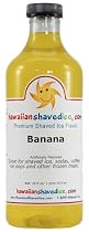 Hawaiian Shaved Ice - Banana - Snow Cone & Shaved Ice Syrup - 16 Ounces