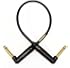 Mogami GOLD INSTRUMENT-0.5RR Pedal/Effects Cable, Gold 1/4" TS Right Angle Plugs, 6"