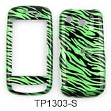 Samsung Impression A877 Transparent Design, Green Zebra Print  Hard Case/C ....