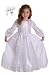 2 Item Bundle: Small Adventures Girl's Bride's Wedding Dress Up Costume + Hair Bow-Girls Ages 5-7-Machine Washable!