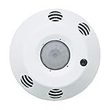 Image : Leviton ODC05-MDW ODC Series 500 Sq. Ft. Multi-Technology Ceiling-Mount Occupancy Sensor 120-277 Volt White