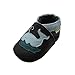 Sayoyo Baby Cute Dolphin Soft Sole Black Leather Infant And Toddler Shoes 18-24Months