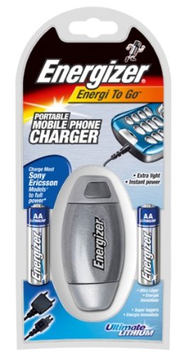 Energizer  Energi To Go Sony Ericsson inkl. 2 x Ultimate Lithium AA Batterien Preisvergleich