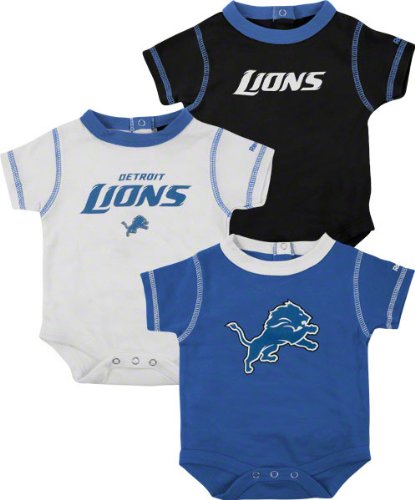 Detroit Lions Infant 3-Piece Creeper Set