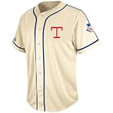 Nolan Ryan Texas Rangers Majestic Cooperstown Natural Tradition Jersey