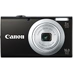 Canon PowerShot A2400IS Point & Shoot Camera with 16MP, 5x Optical Zoom and 2.7 inch Screen (Black)
