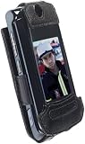 Krusell Elastic Multidapt Leather Case for Motorola MOTORAZR V8, Black (89285)