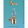 Den Hann Boat Gimbal Oil Lamp with Smoke Bell (Oil)