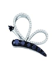 0.50CTW BLUE DIAMOND MICRO PAVE FASHION PENDANT