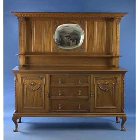 Antique English Mahogany Sideboard