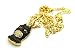 Search : Small Gold Iced Out Batman Face Pendant with a 24 Inch Necklace Chain Good Quality
