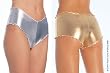 Lycra Low Rise Ruffled Edge Hot Pants