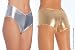 Lycra Low Rise Ruffled Edge Hot Pants