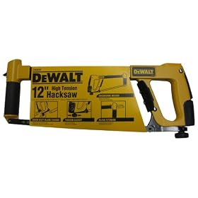 DEWALT DW3970 12-Inch High Tension Hack Saw Frame by DeWalt