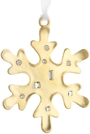 Golden Snowflake Winter Wonder Goldplated Ornament