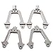 SkyQ SCX10 Upgrade Parts RC Aluminum Front/Rear Shock Tower for 1/10 Rock Crawler Silver 4pcs