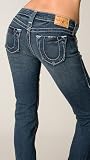 True Religion - True Religion Johnny Heritage Big T-Dk Drift