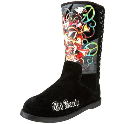 Ed Hardy Womens Bootstrap Boot