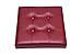 Fsobellaleo Faux Leather Folding Storage Ottoman Footrest Stool Coffee Table Red15