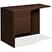 HON 10500 Srs Mocha Laminate Furniture Components - 42" x 24" x 29.5" Return, 42" x 24" Work Surfac