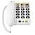 Doro 327RC Big Button Corded Telephone & Answering Machine - White