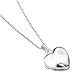 Silver Girls Large Heart Locket by D For Diamond