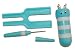 3 tlg. Set Strickliesel + Pompom + Ahle mit blauer PUPPE Maker Haken groß
