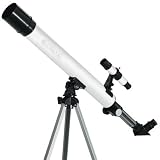 White TwinStar AstroMark 50mm 75x Power Refractor Telescope by TwinStar