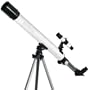 White TwinStar AstroMark 50mm 75x Power Refractor Telescope