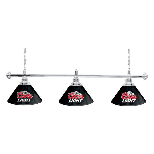  Trademark Coors Light 60-Inch 3 Shade Billiard Lamp 