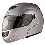 Fuel Silver Large Triple Vented Modular Full Face Helmet