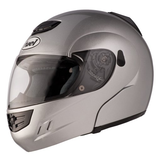 Fuel Silver X-Large Triple Vented Modular Helmet