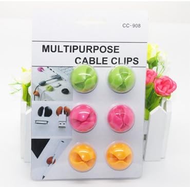 Multipurpose Cable Clips/Cable Management System (2-Pack)