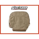 2002 Cadillac Escalade Shale Leather Seat Cover LH bottom by The Seat Shop