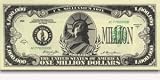 Million Dollar Bills - Pack of 25 - Just What You Need When You Are Feeling Generous
