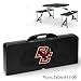 New Picnic Time Boston College Printed Picnic Table Black Beautiful Durable Convenient Handsome