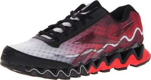 Reebok Men's Zigultra Running Shoe,Steel/Black/Techy Red,11 M US price