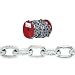 Campbell 0722327 System 3 Grade 30 Low Carbon Steel Proof Coil Chain on Reel, Zinc Plated, 3/8" Trade, 0.37" Diameter, 35' Length, 2650 lbs Load Capacity