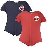 Majestic Minnesota Twins Newborn 2-Pack Creeper Set