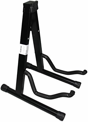 Huamost Universal Folding Guitar Stand with Secure Lock Fit Both Electric and Wood Guitar