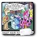 Londons Times Fish Fishing Deep Beneath Cartoons - Squid Entrepreneurs - Mouse Pads
